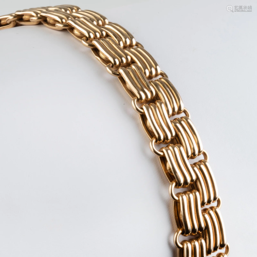 Retro 14k Gold Link Bracelet