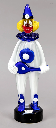 Standing clown, Murano, 2nd ha