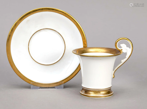 Cup and saucer, Charles Martin