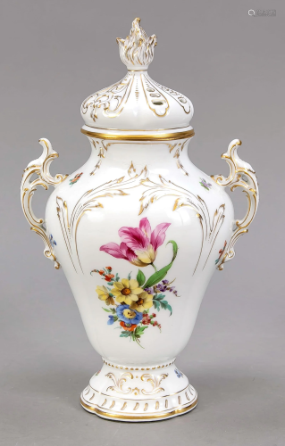 Lidded vase, Hutschenreuther,