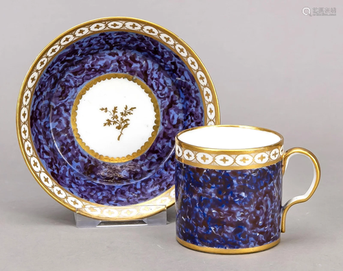 Cup and saucer, France, c. 190