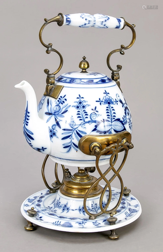 Schockoladen jug on stand with