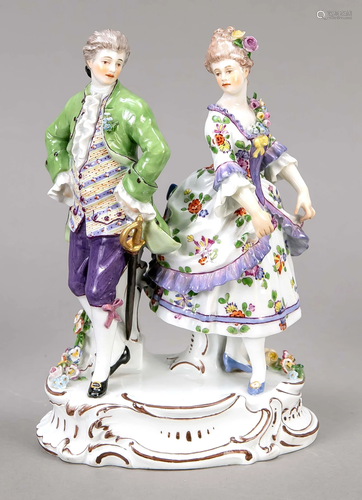 Gallant couple, Meissen, Knauf