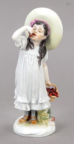 Girl with cherries, Meissen, K