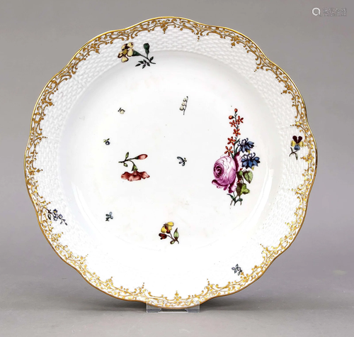 Round serving dish, Meissen, c