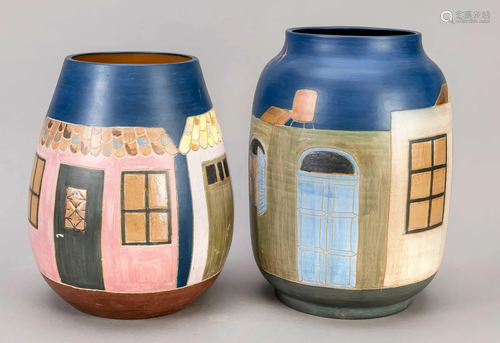 Two vases, Jorge Karelic, cera