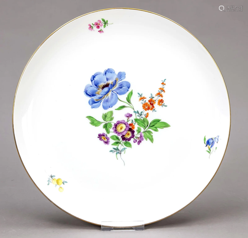 Large cake plate, Meissen, 195