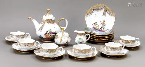 Tea service for 6 persons, 21