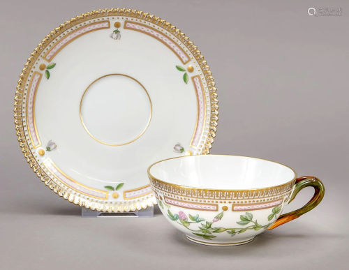 Tea cup and saucer, Royal Cope