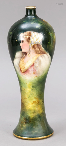 Vase, Anton Mehlem Bonn, c. 19