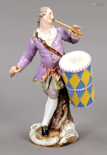 Drummer, Meissen, 19th century