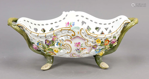 Oval fruit basket, Meissen, Ka