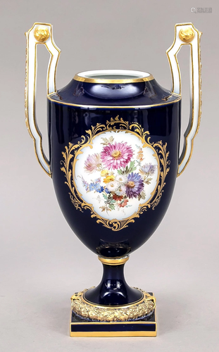 Amphora vase, Meissen, Knauff-