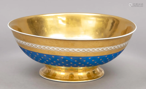 Round footed bowl, KPM Berlin,