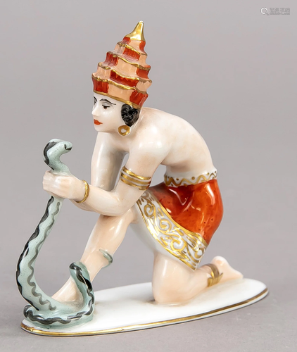 Art Deco dancer with snake, Ro