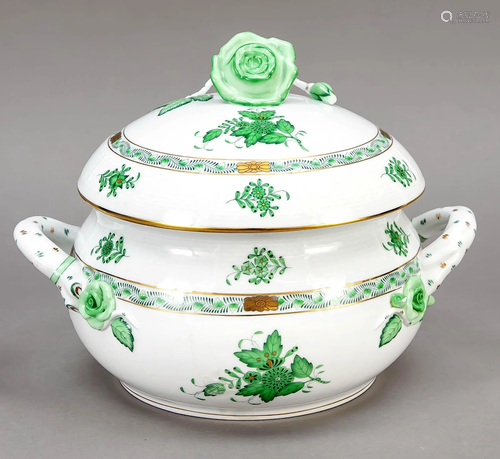 Round lidded tureen, Herend, m