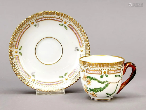 Coffee cup and saucer, Royal C