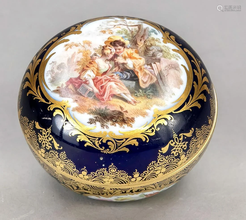 Lidded box, Meissen, Knauff-Sc