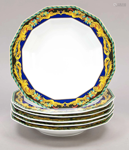 Six deep plates, Rosenthal, St