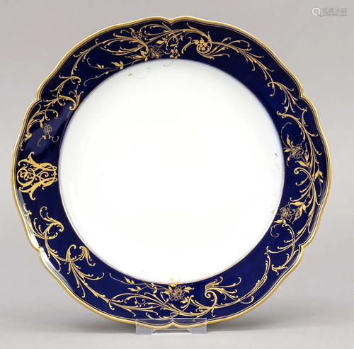 Flat plate, KPM Berlin, c. 190