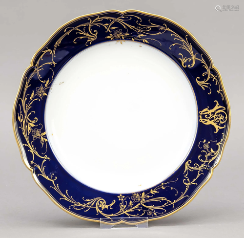 Flat plate, KPM Berlin, c. 190