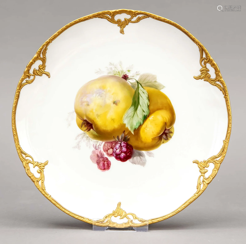 Fruit plate, KPM Berlin, year