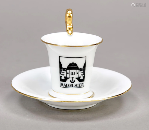 A demitasse with a saucer, Mei