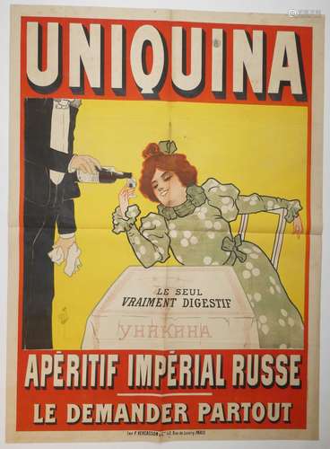 Ferdinand MIFLIEZ / MISTI (1865-1923) « Uniquina apéritif im...