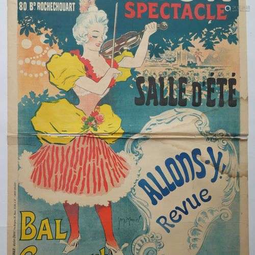 Georges MEUNIER (1869-1942) « Trianon Spectacle Bal. Concert...