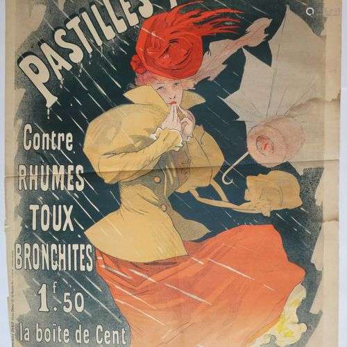 Jules CHERET (1836-1932) « Pastilles Poncelet ». Imprimerie ...
