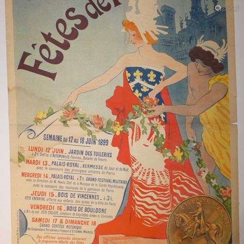 Georges MEUNIER (1869-1942) « Société des Fêtes de Paris ». ...