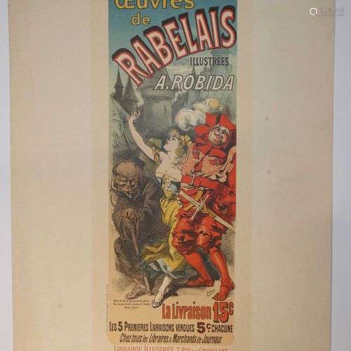 Jules CHERET (1836-1932) « uvres de Rabelais. Illustrées par...