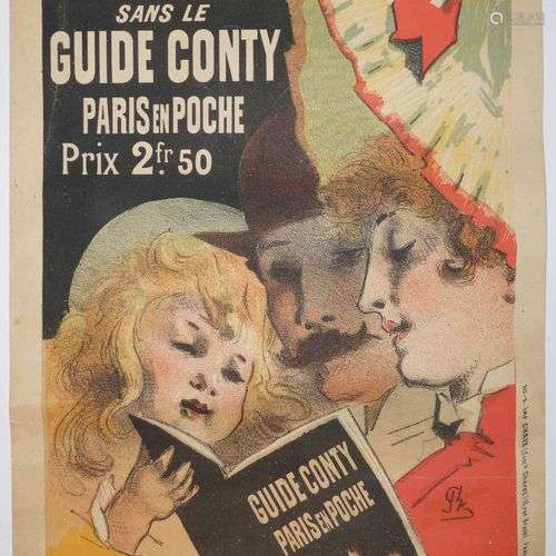 Jules CHERET (1836-1932) « Ne venez pas à Paris sans le Guid...