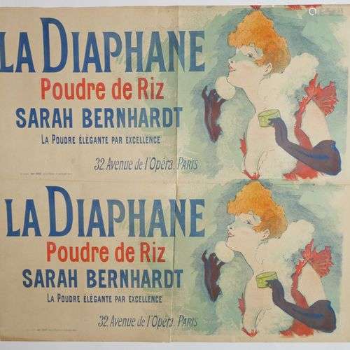 Attribué à Jules CHERET (1836-1932) « La diaphane, Poudre de...