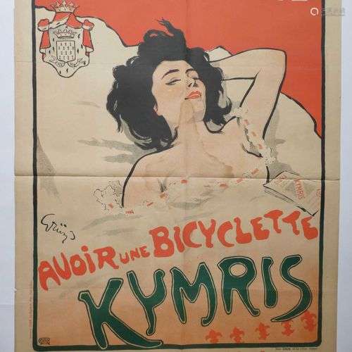 Jules Alexandre GRUN (1868-1934) « Doux Rêve avoir une bicyc...