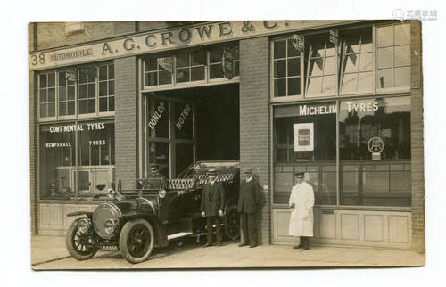 MAUDSLAY. A group of 11 postcards of Maudslay motorcars incl...