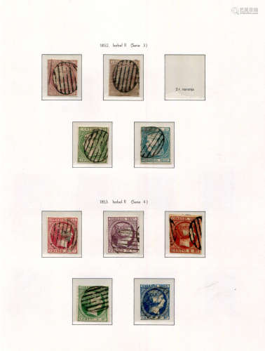 An album of Spain stamps in a Lighthouse album used, from 18...