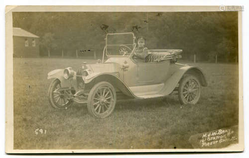 BUICK. A collection of 71 postcards and photographs of Buick...