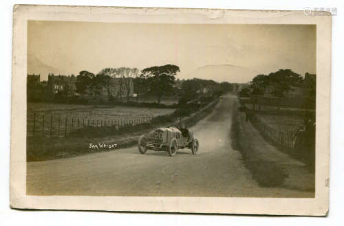 HUMBER. A group of 5 postcards of Humber TT motorcars, inclu...