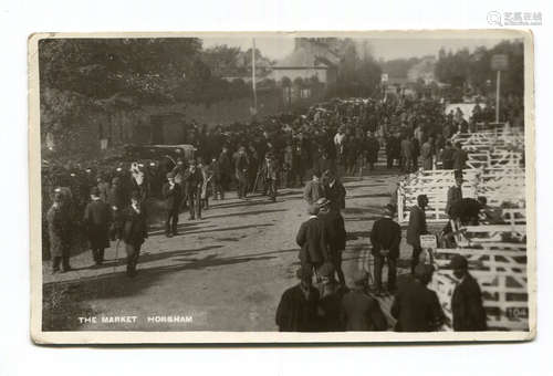 Four albums containing approximately 384 postcards of Sussex...