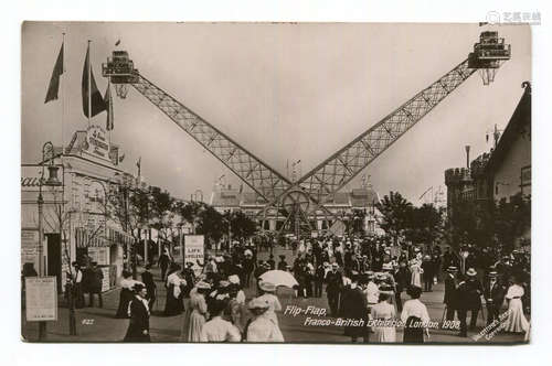 A collection of approximately 59 postcards of exhibitions at...