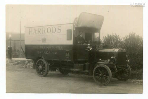 A collection of 11 postcards relating to removal vans, inclu...