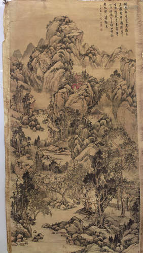 范松 清代 范松 山水画