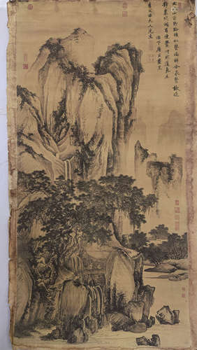 唐寅 明代 唐寅 山水画