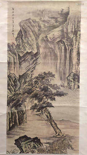 王原祁 明末清初 王原祁 山水画