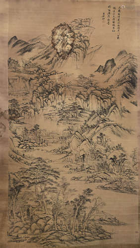 王原祁 明末 王原祁 山水画