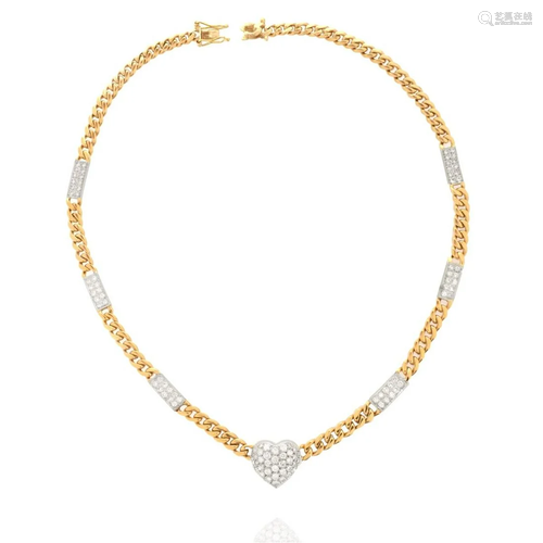 Diamond and 14K Necklace