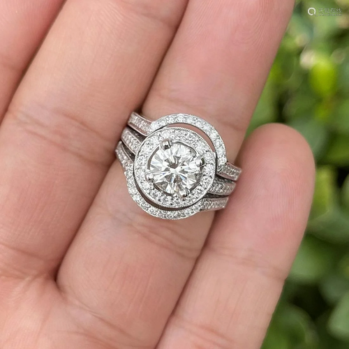 Diamond and 18K/14K Ring