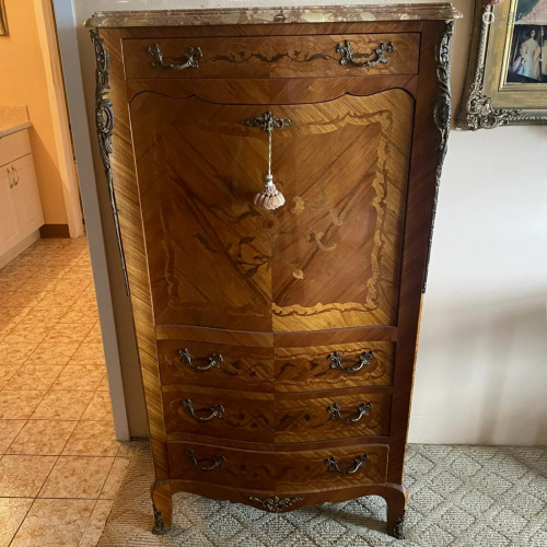 Louis XVI Style Secretaire Abattant