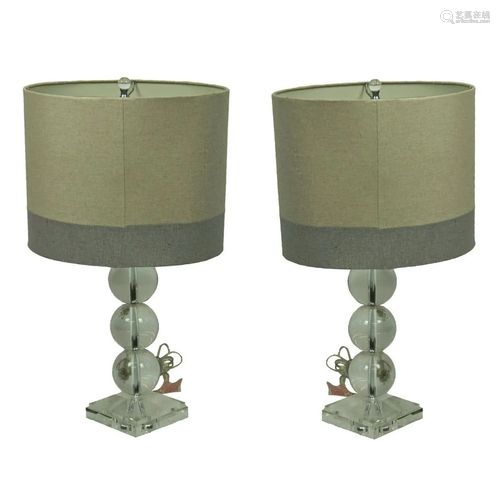 Pair of Modern Lamps